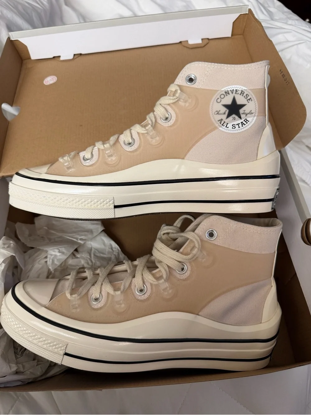 Converse x Kim Jones Chuck Taylor Beige chuck 70 size9.5 women’s  7.5 men’s